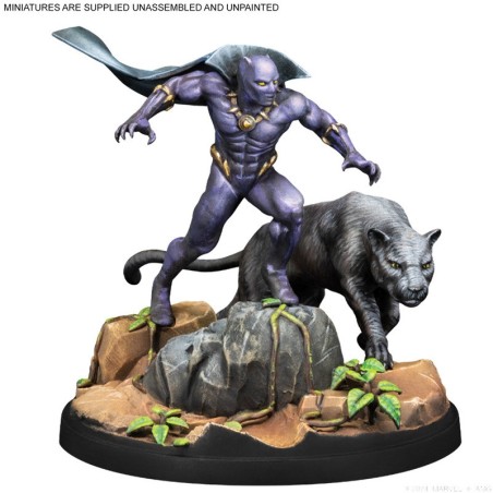 Marvel Crisis Protocol: Pantera Negra e Namor.