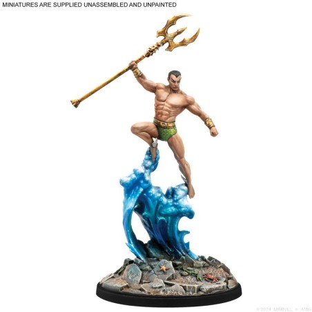 Marvel Crisis Protocol: Pantera Negra e Namor.