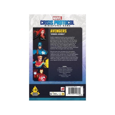 Marvel Crisis Protocol: Pacote de Afiliação dos Vingadores.