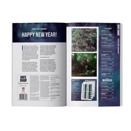 Numéro 520 du magazine White Dwarf. Janvier 2026.