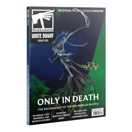 Numéro 520 du magazine White Dwarf. Janvier 2026.