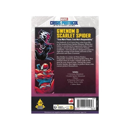 Marvel Crisis Protocol: Gwenom & Scarlet Spider.