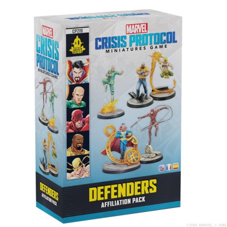 Marvel Crisis Protocol: Pacote de Afiliação dos Defensores. Marvel Crisis Protocol: Pacote de Afiliação dos Defensores.