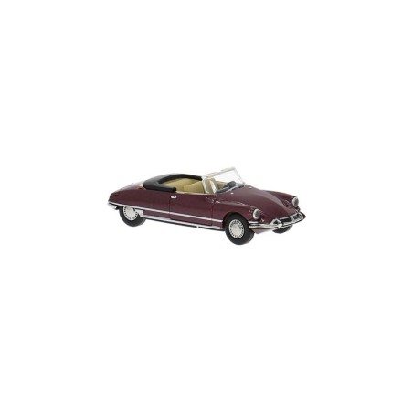 Citroën DS Cabriolet, dunkelrot.