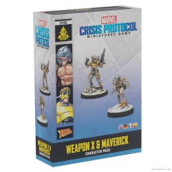 Marvel Crisis Protocol: Arma X & Maverick.