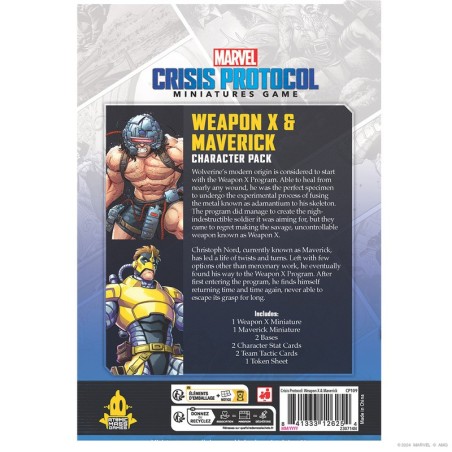 Marvel Crisis Protocol: Weapon X & Maverick. Marvel Crisis Protocol: Weapon X & Maverick.