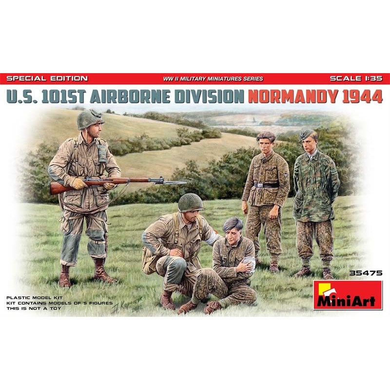 101 División aérea estadounidense, Normandía.