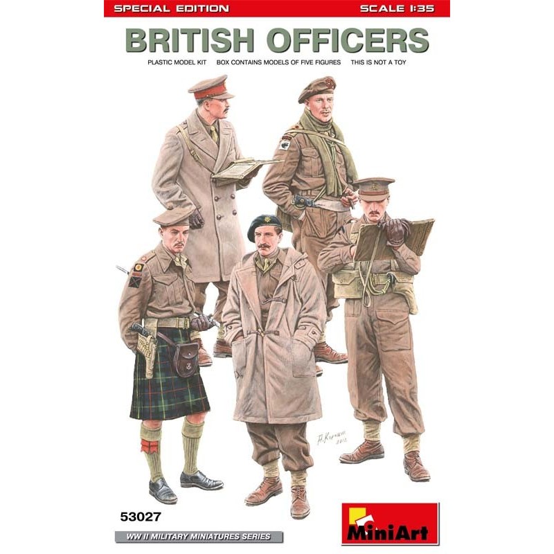 Britische Offiziere.