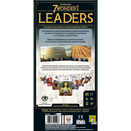 7 Wonders: Leaders Nueva Edición.
