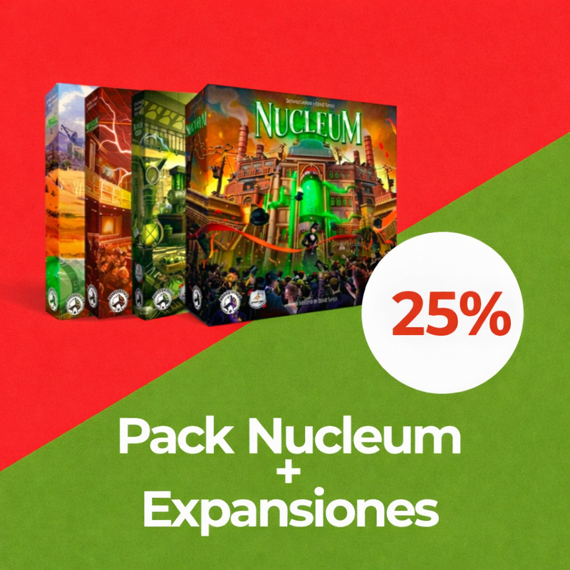 Nucleum Pack: Jogo base e expansões.