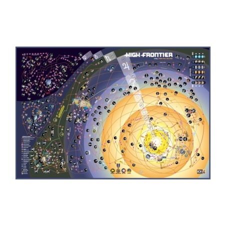 High Frontier 4 All Deluxe Edition. Spanisch.