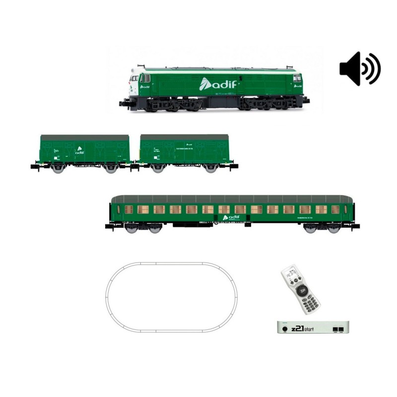 Digitales Starterset mit Ton. ADIF + z21 trainieren.