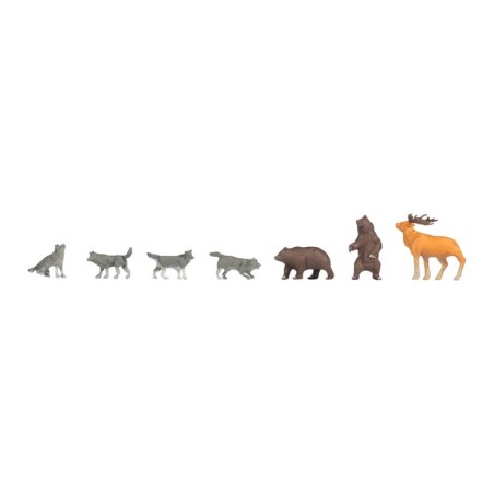 Bears and wolves.