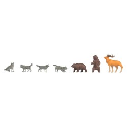 Bears and wolves.