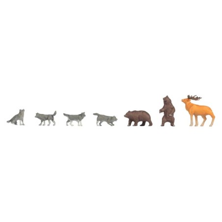 Bears and wolves.