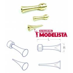 Funnel Horn. 6,0 x 1,8 mm (x10).