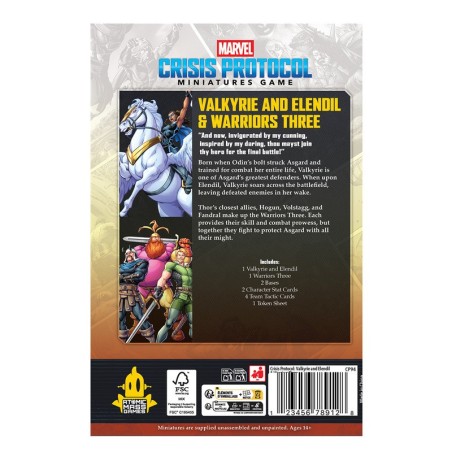 Marvel Crisis Protocol: Valchiria su Elendil & Warriors Three.