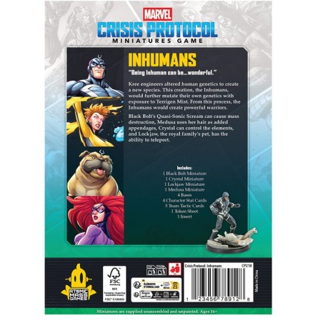 Marvel Crisis Protocol: Inhumans Affiliation Pack.