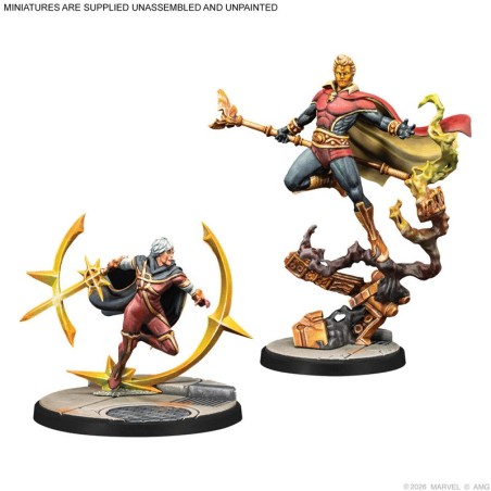 Marvel Crisis Protocol: Adam Warlock, Moondragon & Quasar.