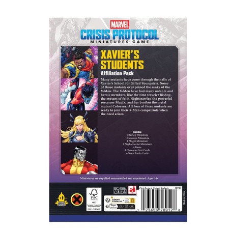 Marvel Crisis Protocol: Xaviers Studenten-Zugehörigkeitspaket