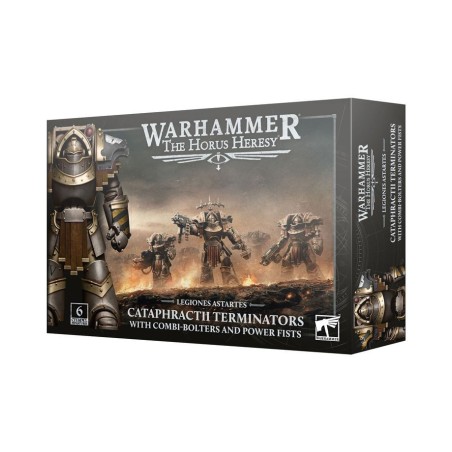 Legions Astartes: Cataphractii Terminators com Combi-bolters e Power Fists.