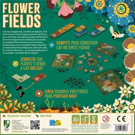 Champs de fleurs | Jeu de placement des fleurs et de stratégie