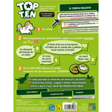 Top Ten Adventures.