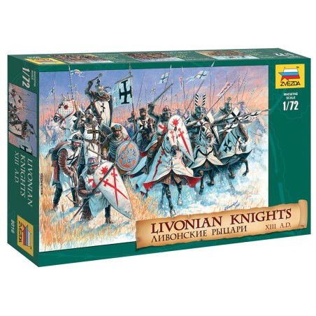 Livonian knights, XIII century. Livonian knights, XIII century.