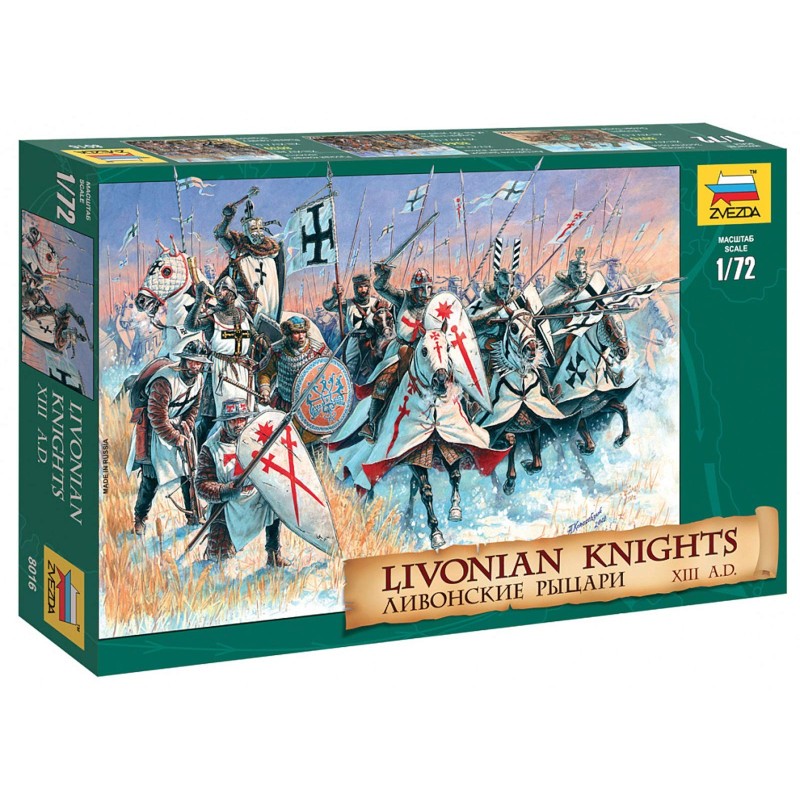 Livonian knights, XIII century. Livonian knights, XIII century.
