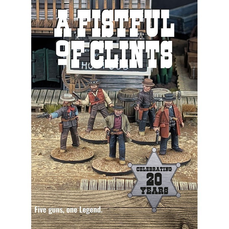 A Fistful of Clints (5 Figuren) – GREAT ESCAPE GAMES 20th Anniversary Box Set.