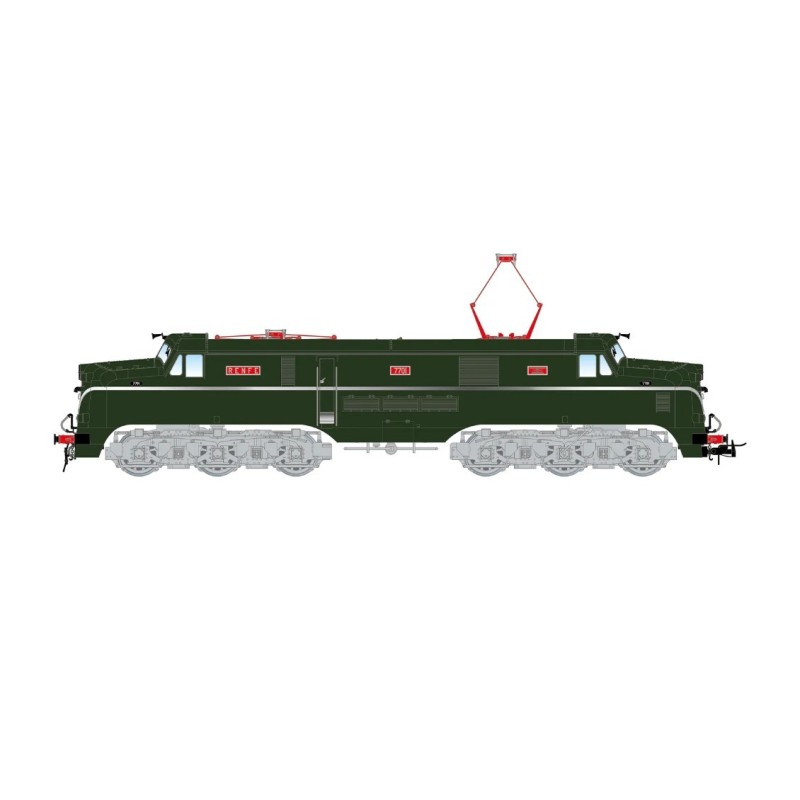 Electric locomotive RENFE 7701. Digital.