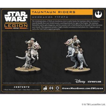 Star Wars Legión: Jinetes de Tauntaun.