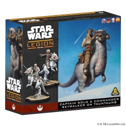 Star Wars Legion : Capitaine Solo et Commandant Skywalker, Cavaliers de Tauntaun.