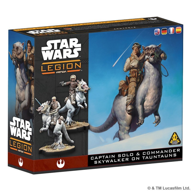 Légion SW : Capitaine Solo et Commandant Skywalker, cavaliers de Tauntaun.