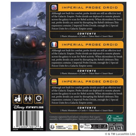 Star Wars Legión: Droide sonda imperial.
