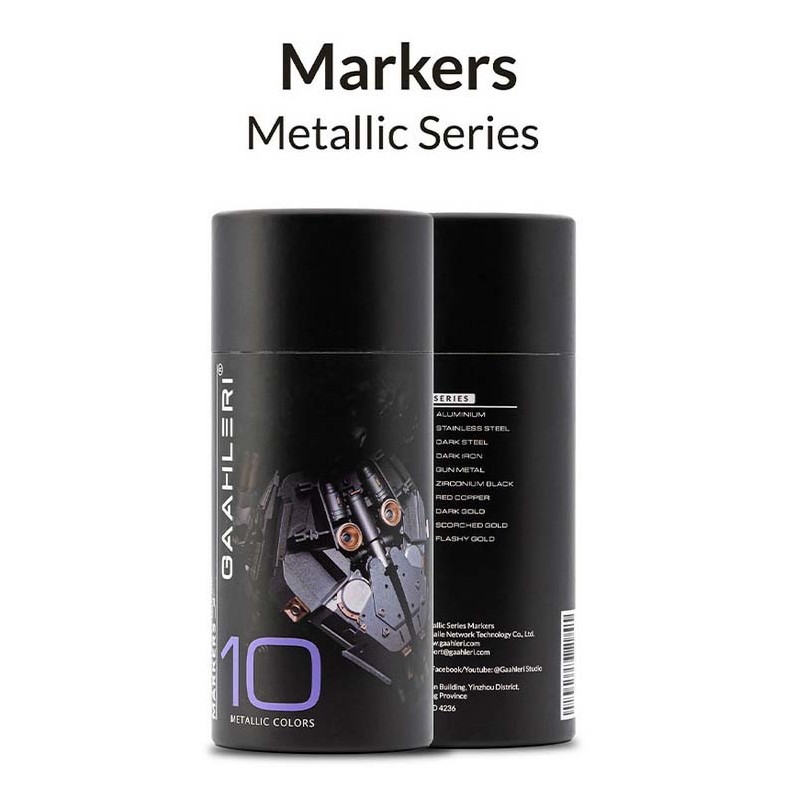 Markers, metallic series. GAAHLERI