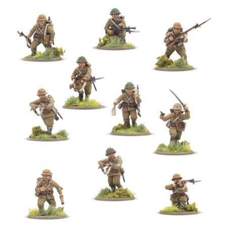 Plotone di fanteria giapponese. Bolt Action.