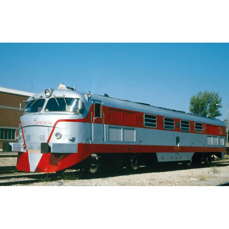 Diesel locomotive 352-007 "Virgen de la Almudena", RENFE. Diesel locomotive 352-007 "Virgen de la Almudena", RENFE.