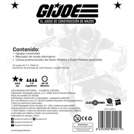 G.I. JOE: Sombra de la serpiente promo box. G.I. JOE: Sombra de la serpiente promo box.