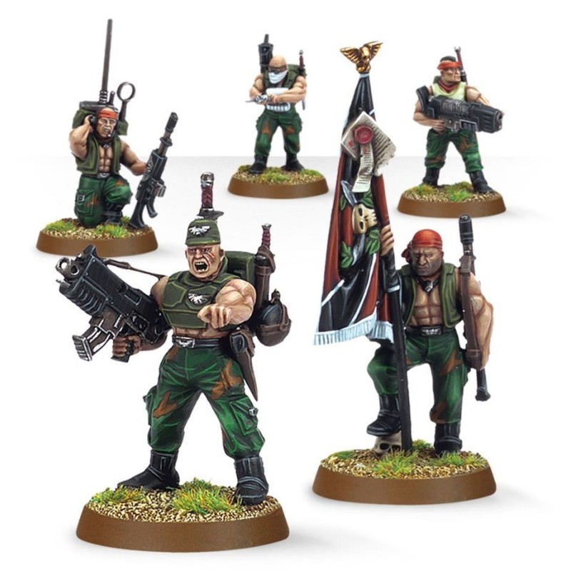 Catachan Command Squad.