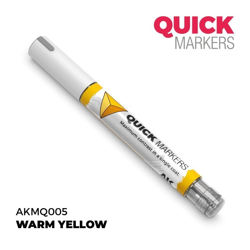 Marqueur rapide. Jaune chaud.