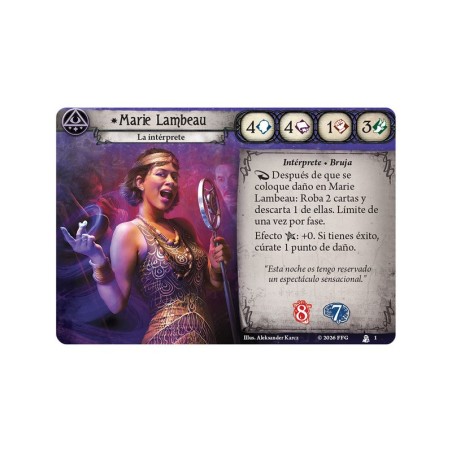 Arkham horror (LCG): Marie Lambeau mazo de investigador.