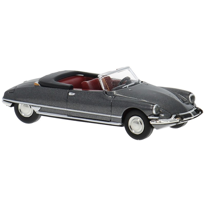Citroën DS Cabriolet, gris oscuro.