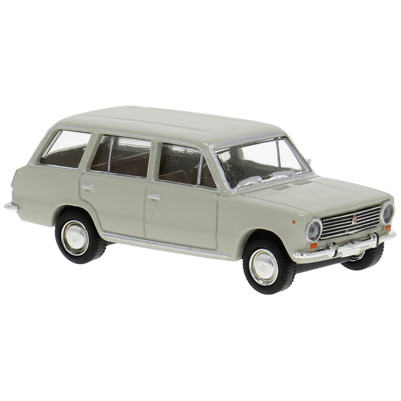 Fiat 124, break gris.