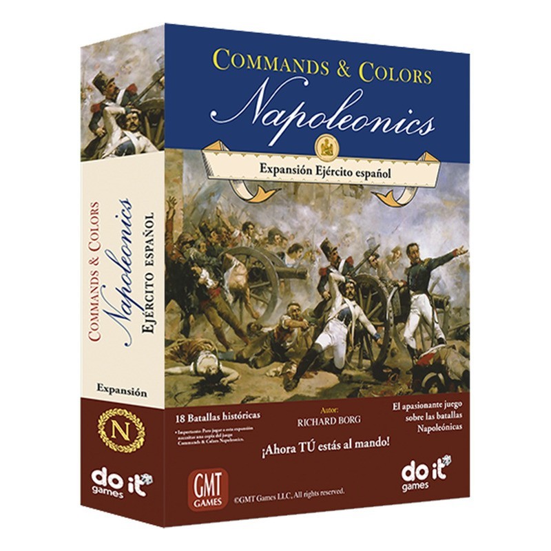 Comandos e cores napoleónicos: exército espanhol.