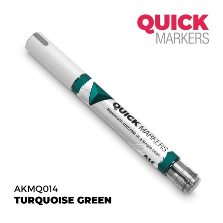 Quick Master. Turquoise green.