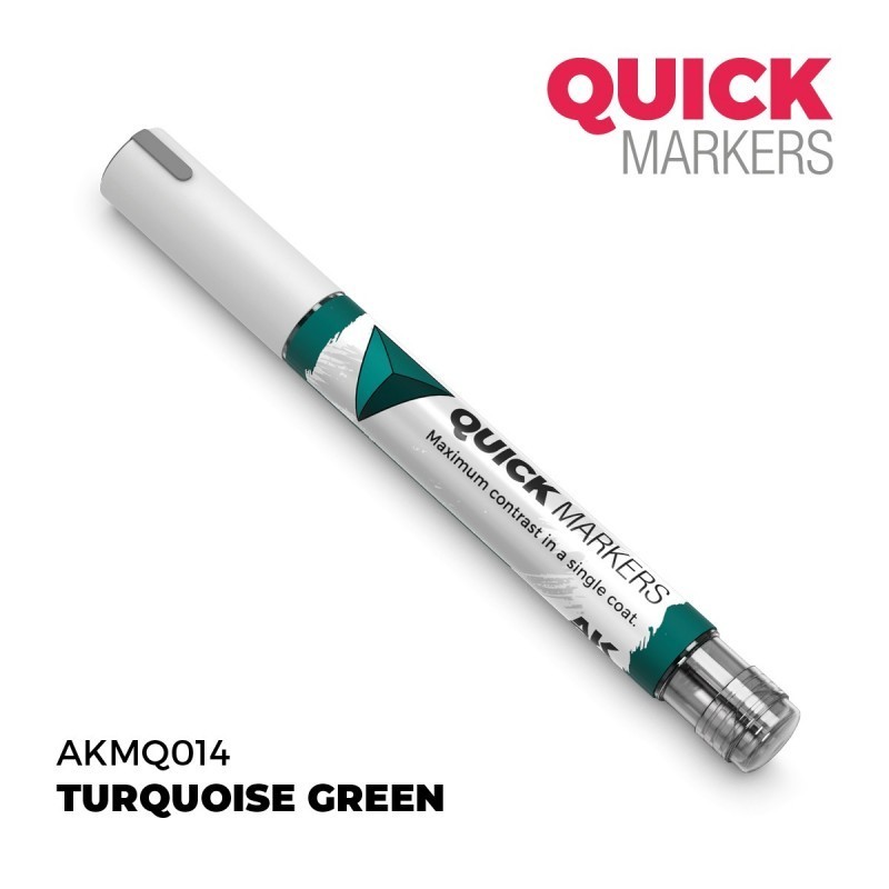 Quick Master. Turquoise green.