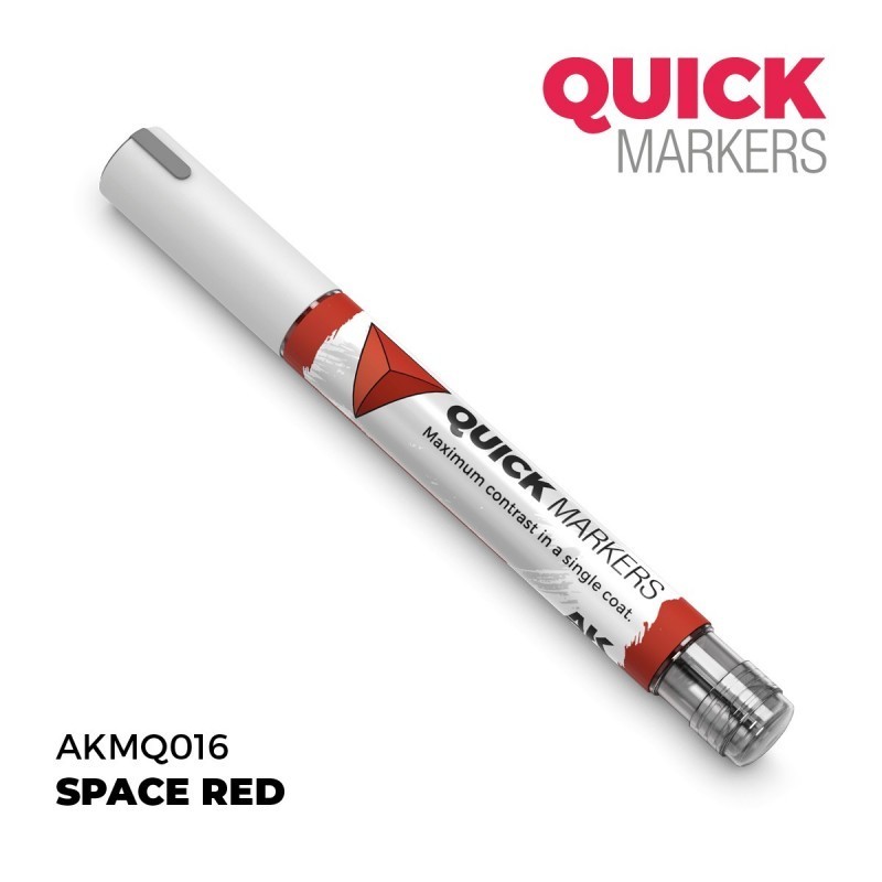 Kurzer Marker. Space Red.