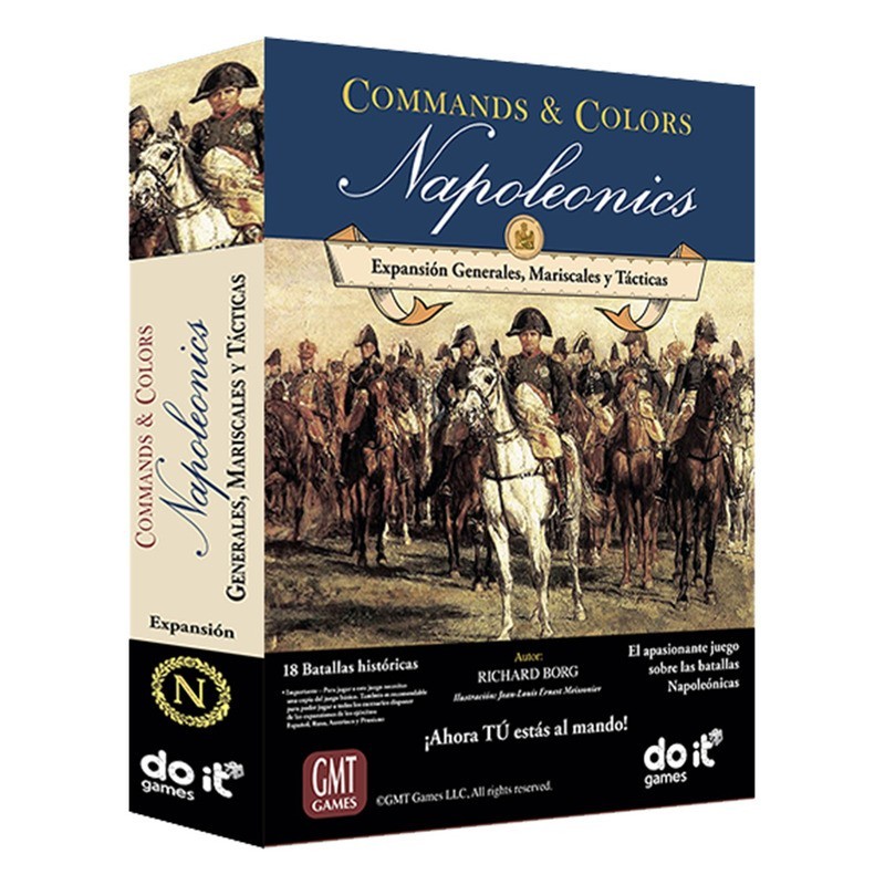 Comandos e cores napoleónicos: generais e táticas.