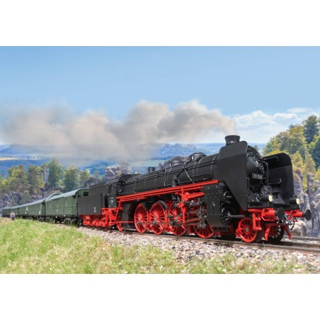 "Saxon Pride" Class 19.0 Steam Locomotive, DR. Sound and smoke.